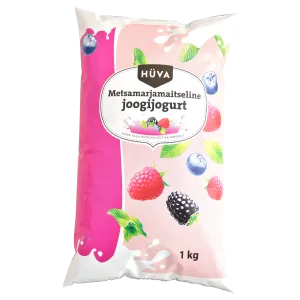 Hüva Metsamarjamaitseline joogijogurt1kg