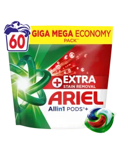 Ariel All-in-1 PODS +Extra Clean Power pesukapslid 60 tk