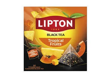 Must tee LIPTON troopi.puuvilja 20x1.7g