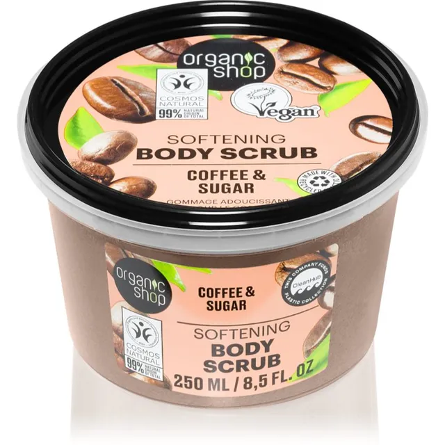 Organic Shop Organic Coffee & Sugar Keha koorimiskreem kohviga 250 ml