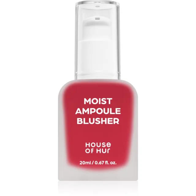 House of Hur Moist Ampoule Blusher Vedel põsepuna varjund 09 Ruby Red 20 ml