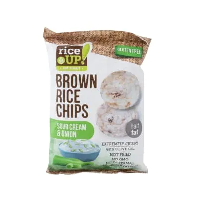 Riisikrõpsud hapukoore ja sibula Rice Up 60g