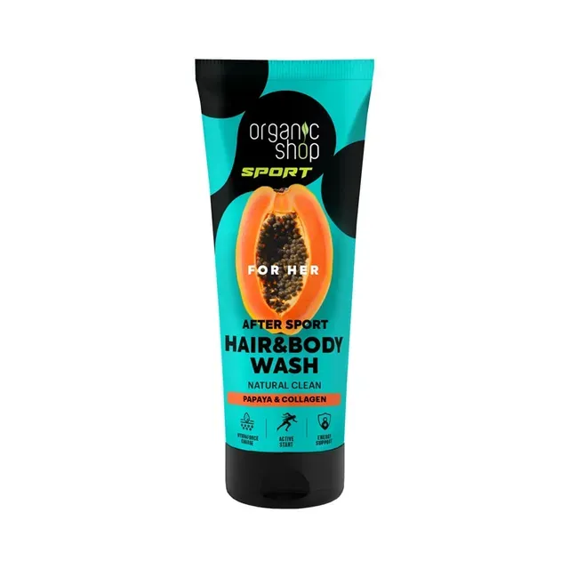 Šampoon- Dušigeel After Sport Naistele, ORGANIC SHOP, 200ml