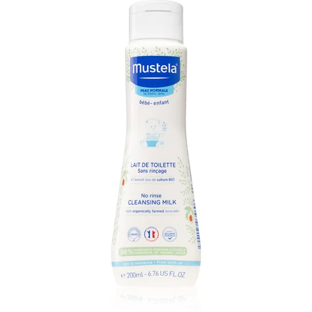 Mustela Bébé Puhastav piim lastele 200 ml