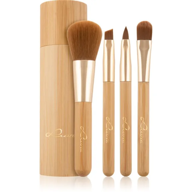 Luvia Cosmetics Bamboo Travel Pintslikomplekt reisimine