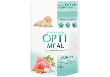 Koeratoit kalkun Junior OPTIMEAL 100g