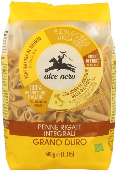 Täisteranisu makaronid PENNE RIGATE, ökoloogilised
