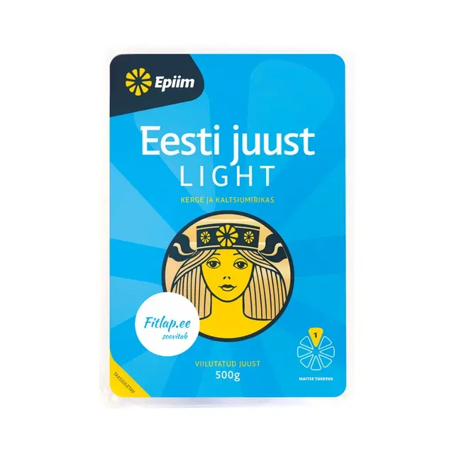 Eesti juust light viilutatud laktoosivaba, EPIIM, 500 g