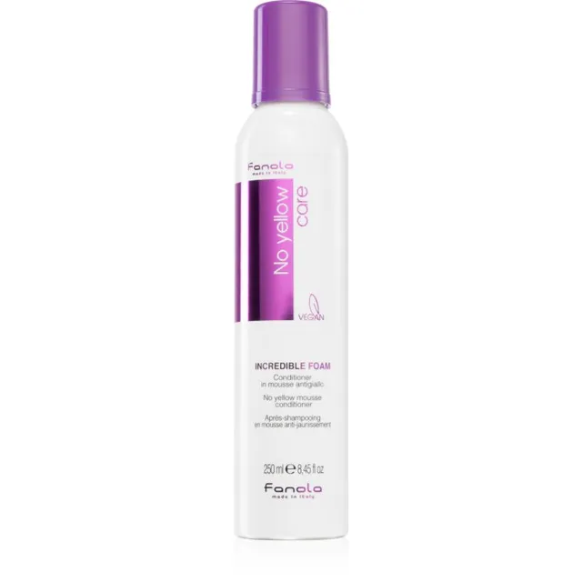 Fanola No Yellow Incredible Foam Vahupalsam kollaste toonide neutraliseerimiseks 250 ml