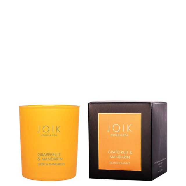 JOIK HOME & SPA Luxury Lõhnaküünal Greip & Mandariin 150g
