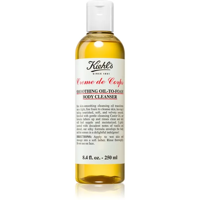 Kiehl's Creme de Corps Smoothing Oil-to-Foam Body Cleanser Kehaõli kõigile nahatüüpidele 250 ml