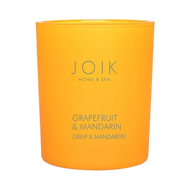Lõhnaküünal rapsivahast, greip ja mandariin, JOIK HOME & SPA, 1 tk