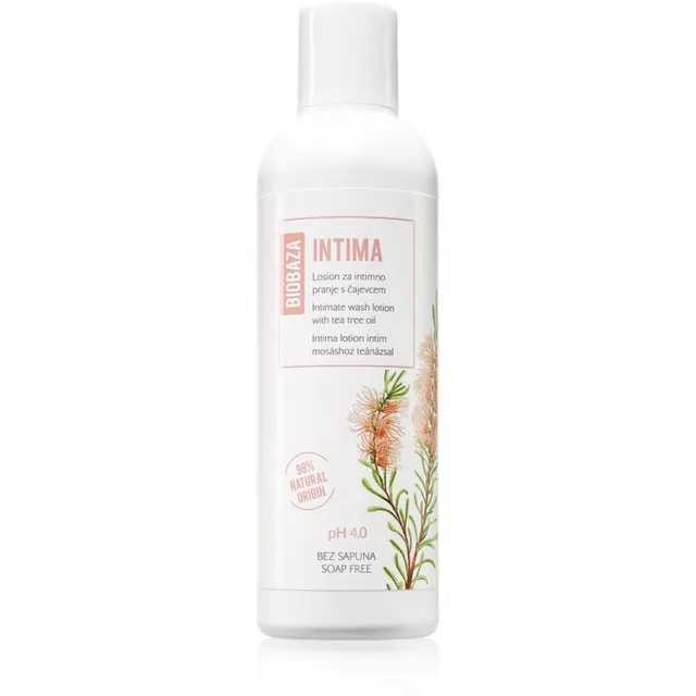 BIOBAZA Intima Dušipiim intiimhügieeniks teepuuõli 200 ml