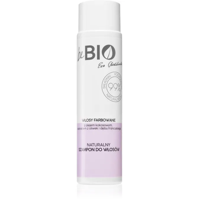 beBIO Colored Hair Läiget andev ja pruune toone toetav šampoon värvitud juustele 300 ml