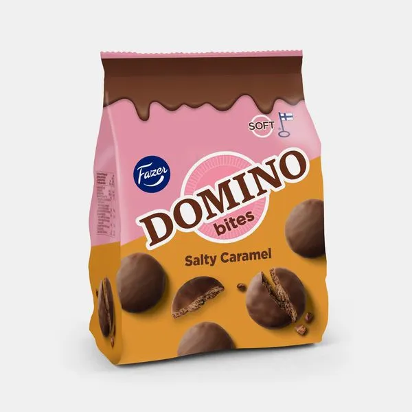 Domino Kakaoküpsised soolakaramelli 174g