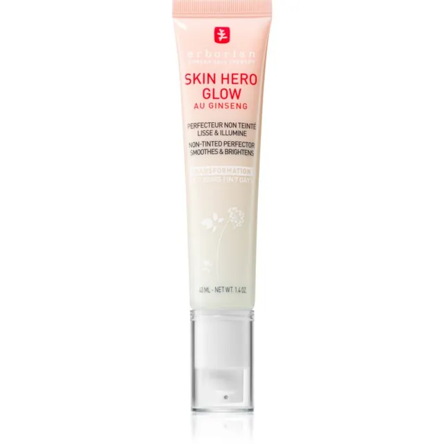 Erborian Skin Hero Glow Non-tinted Perfector Kerge niisutaja sära andmiseks ja niisutamiseks 40 ml