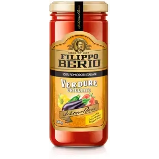 Filippo Berio tomatikaste grillitud köögiviljadega 340g