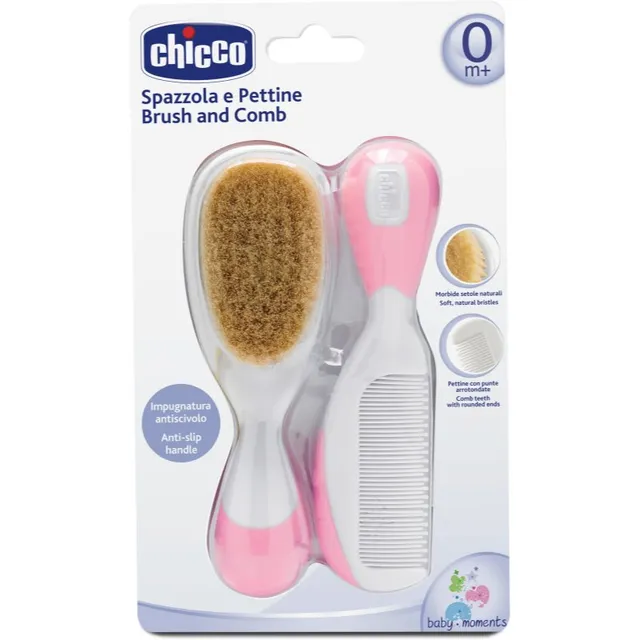 Chicco Baby Moments komplekt juustele 0m+ Pink 2 tk