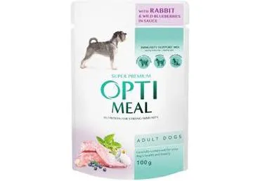 Koeratoit küülik Adult OPTIMEAL 100g