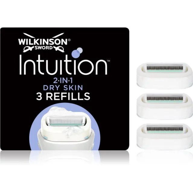 Wilkinson Sword Intuition Dry Skin Asendusterad 3 tk