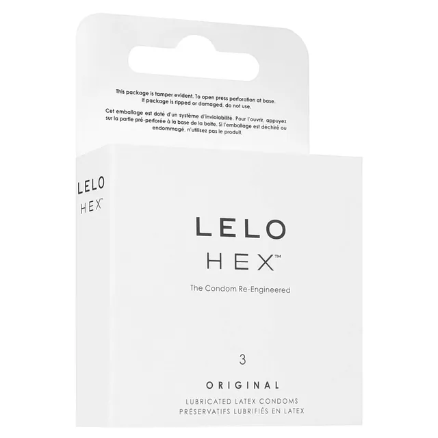 LELO Hex Original Condoms 3pack