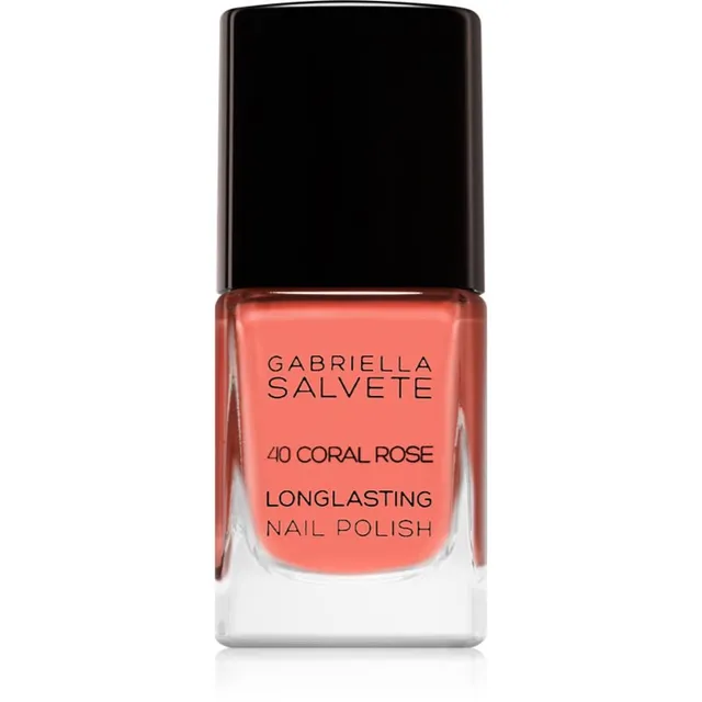 Gabriella Salvete Longlasting Enamel Kauapüsiv küünelakk tugeva läikega varjund 40 Coral Rose 11 ml