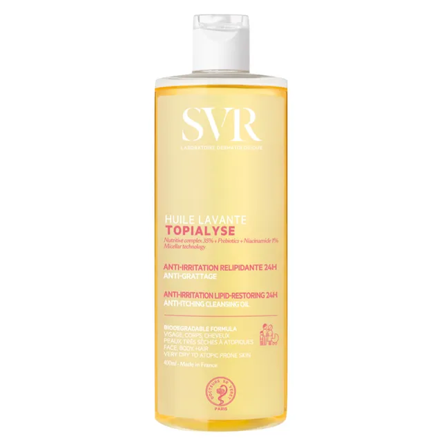 SVR Topialyse Lipid-Restoring 24H Cleansing Oil 400ml