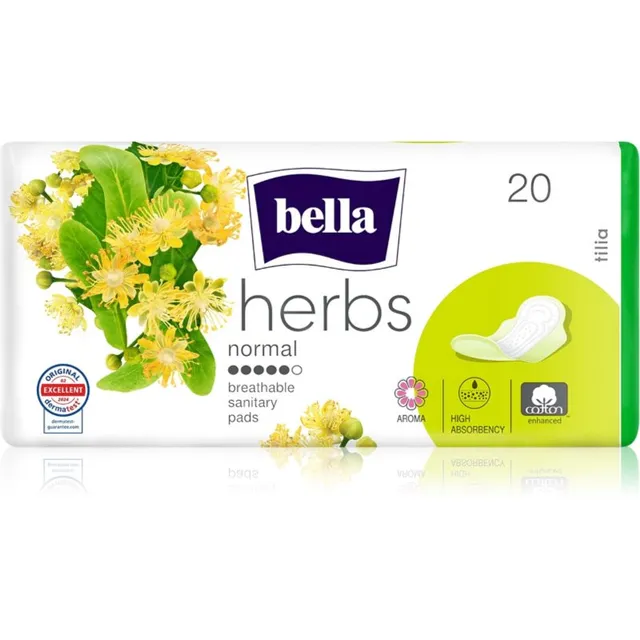 BELLA Herbs Tilia Hügieenisidemed 20 tk
