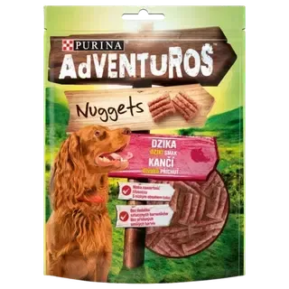 Täiendsööt. Nagitsad koertele metssiga 22tk, ADVENTUROS, 90g