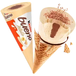 Kinder Bueno White Jäätis vahvlikoonuses 90 ml