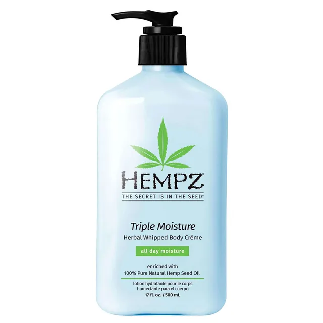 HEMPZ Triple Moisture Herbal Whipped Body Cream 250ml