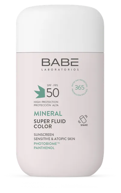 BABE SUPER FLUID EMULSIOON MINERAALNE SPF50 TOONIV 50ML