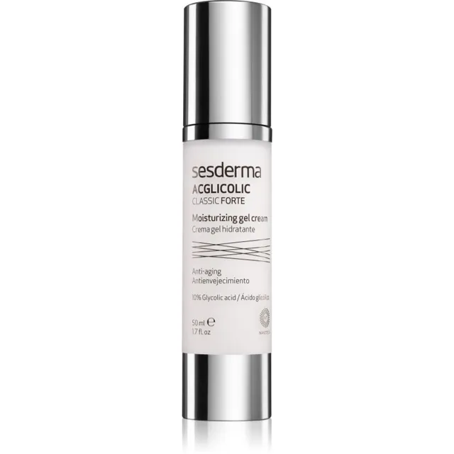 Sesderma Acglicolic Classic Forte Facial Geel-kreem globaalseks vanust trotsivaks nahahoolduseks 50 ml