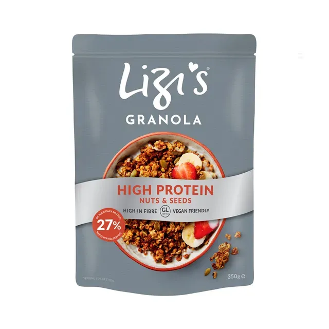 Müsli kõrge proteiini sisaldusega, LIZI'S GRANOLA, 350 g