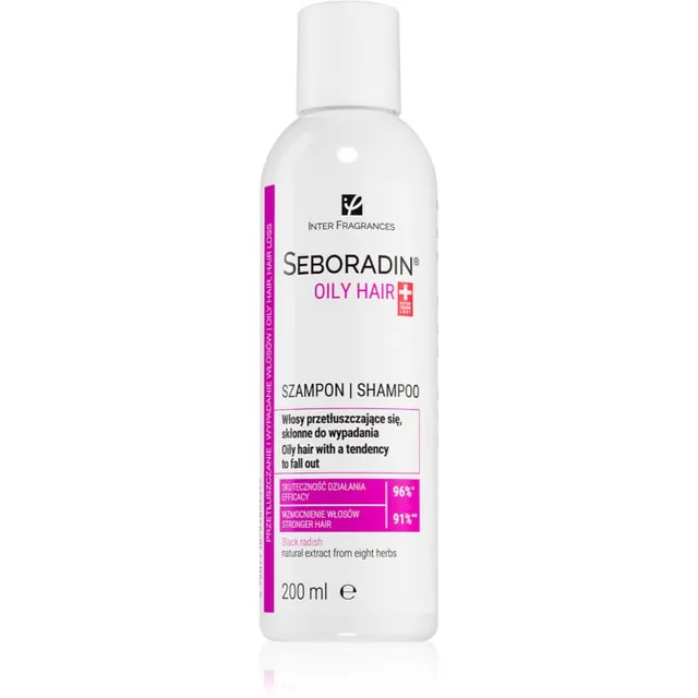 Seboradin Oily Hair Šampoon juuste väljalangemise ja kõõma vastu 200 ml