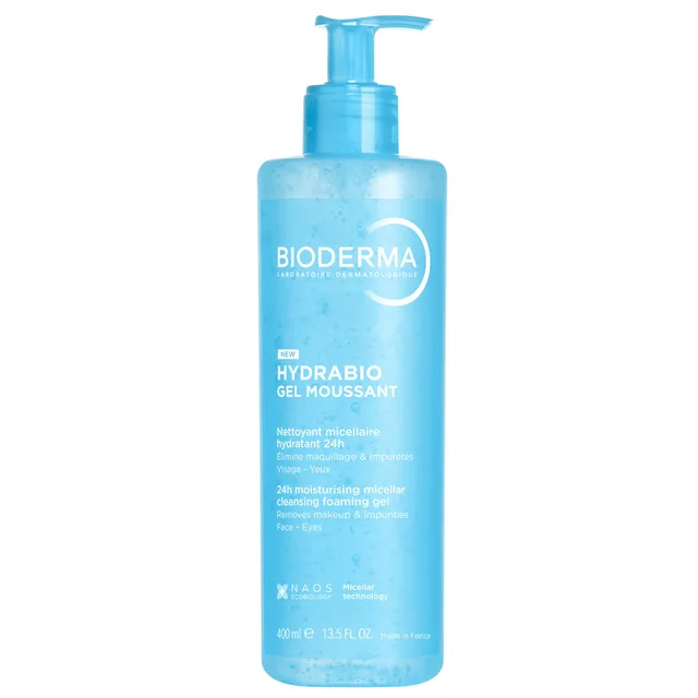 BIODERMA Hydrabio 24h Hydrating Micellar Foaming Cleansing Gel 400ml