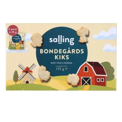 Küpsised vaniljemaitselised Salling 125g