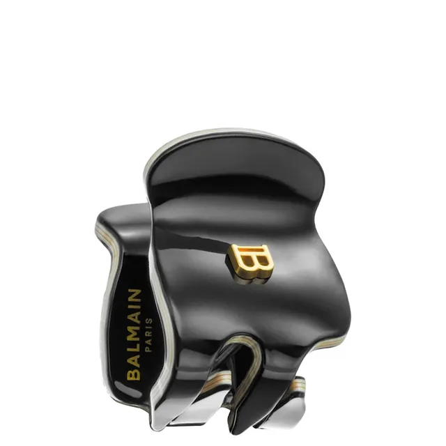 BALMAIN Hair Black & White Hair Clamp Extra Small
