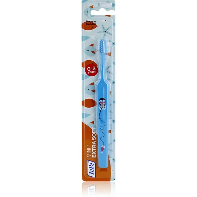 TePe Mini Illustration Kitseneva otsaga hambahari lastele extra Soft 1 tk