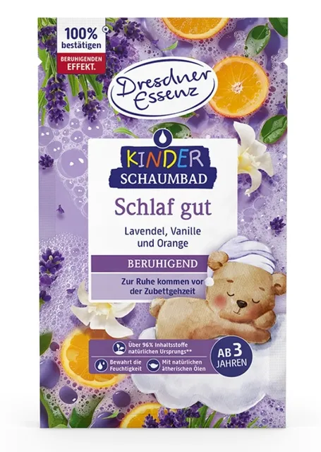Dresdner Essenz Bubble Bath for Kids Sleep well