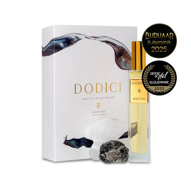 DODICI  kehaõli ja gua sha komplekt