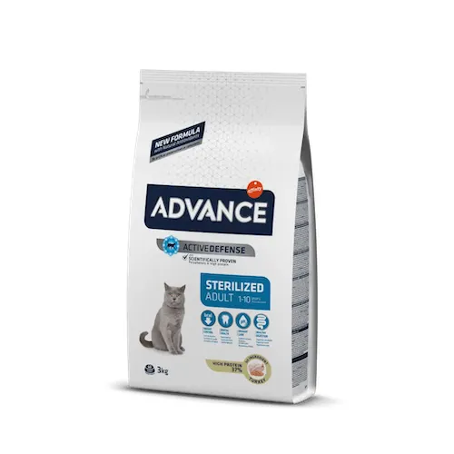 Advance Sterilised kalkuniga kassitoit 1,5kg