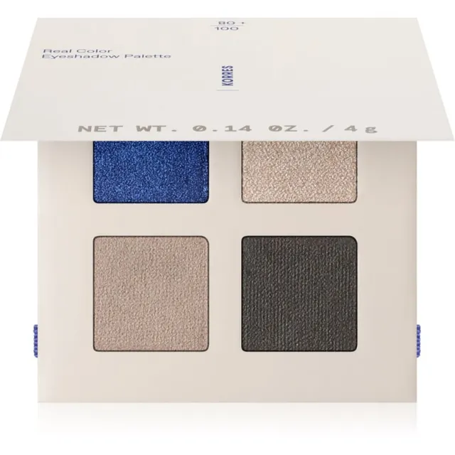Korres Real Color Natural Palette Lauvärvipalett varjund 02 Smokey Sea 4 g