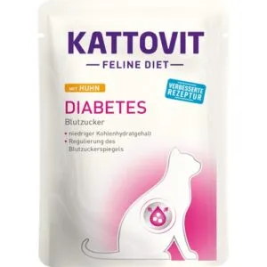Kattovit Diabeet kanaga lihatükid kassidele 85g