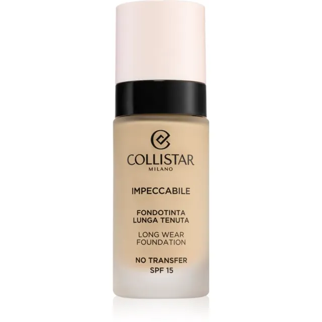 Collistar Impeccabile Long Wear Foundation Kauapüsiv jumestuskreem SPF 15 1N Avory 30 ml