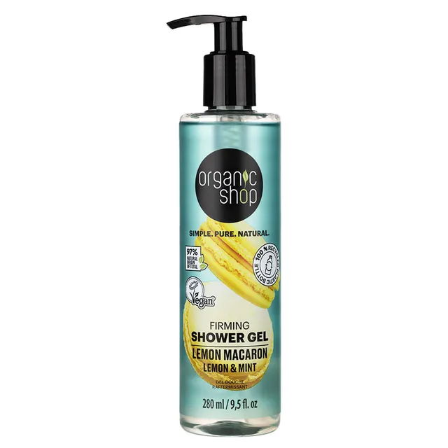 ORGANIC SHOP Lemon Macaron Firming Shower Gel 280ml