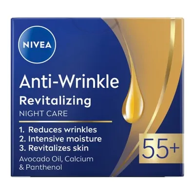 Nivea Kortsudev. taastav öökreem 55+
