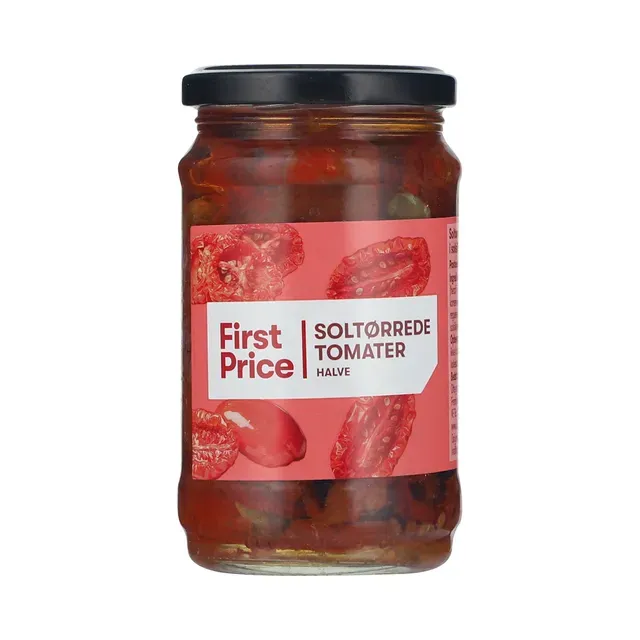 Päikesekuivatatud tomatid õlis, FIRST PRICE, 280 g
