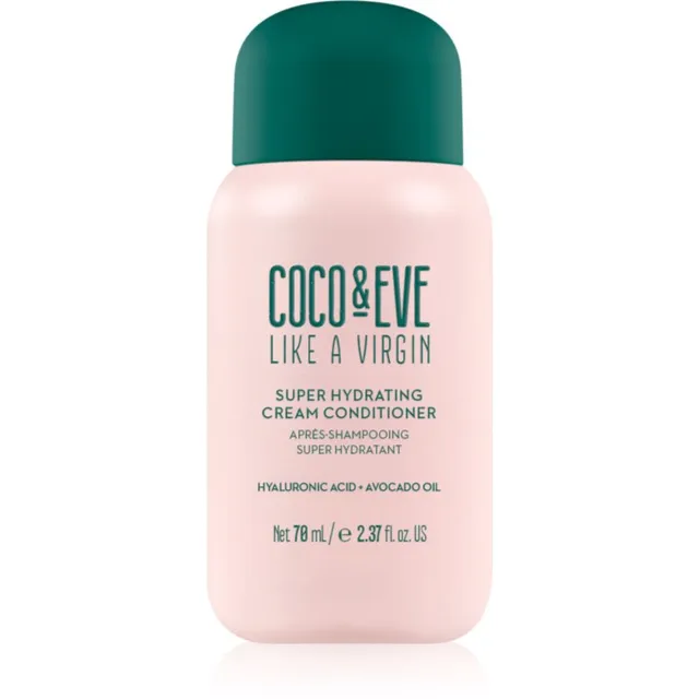 Coco & Eve Like A Virgin Super Hydrating Cream Conditioner Niisutav palsam säravate ja pehmete juuste jaoks 70 ml