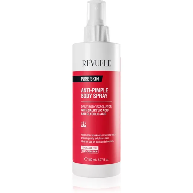 Revuele Pure Skin Anti-Pimple Kehapihusti akne hoolduseks 150 ml